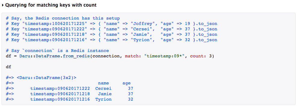 Using Redis with Key pattern
